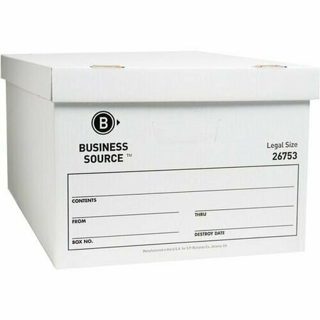 BSN STORAGE BOX, LIFT OFF LID, LEGAL, 15X24in, 12PK BSN26753